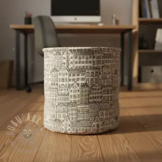 Dekorativna tkanina Linenlook Townhouse Fine Line