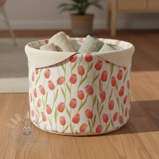 Dekorativna tkanina premium Hand Drawn Tulip