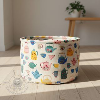 Dekorativna tkanina premium Happy Teapot Party