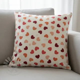 Dekorativna tkanina premium Heart Sprinkle Love