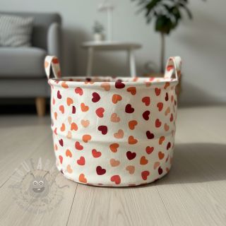 Dekorativna tkanina premium Heart Sprinkle Love