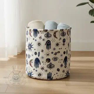 Dekorativna tkanina jacquard Namaste allover blanc