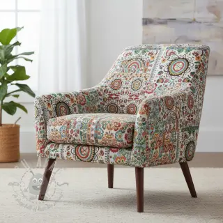 Decoration fabric jacquard Ethnic multico