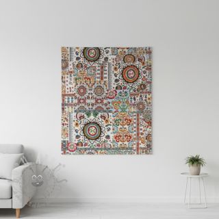 Decoration fabric jacquard Ethnic multico