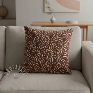 Dekorativna tkanina jacquard Anthéa terracotta