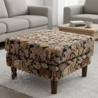 Dekorativna tkanina jacquard Mayorque noir