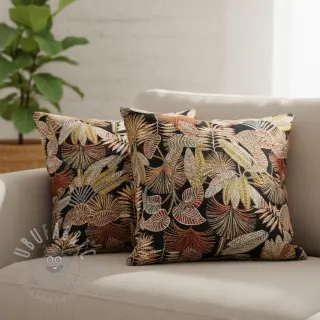 Dekorativna tkanina jacquard Mayorque noir