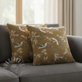Dekorativna tkanina jacquard Grues or