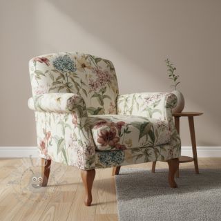 Dekorativna tkanina Linenlook premium Flower Dreamy Field digital print