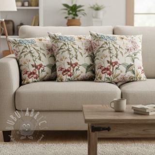 Dekorativna tkanina Linenlook premium Flower Dreamy Field digital print