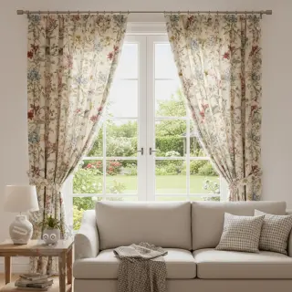 Dekorativna tkanina Linenlook premium Flower Dreamy Field digital print