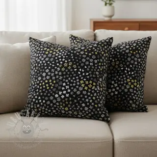 Dekorativna tkanina jacquard Flower Mix Sprinkle metallic deluxe
