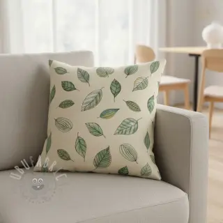 Dekorativna tkanina Handpainted Leaf Art digital print