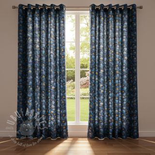 Dekorativna tkanina Scale Peacock Feather digital print