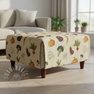 Dekorativna tkanina Veggie Harvest Garden digital print