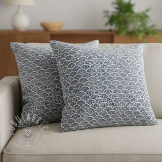 Dekorativna tkanina Linenlook Little Wave Scale