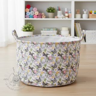 Dekorativna tkanina Genoveva butterfly lila digital print