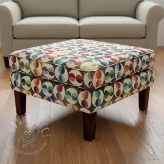Dekorativna tkanina GOBELIN PREMIUM Graphic square circle