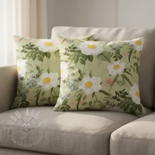 Dekorativna tkanina Romantic rose garden digital print