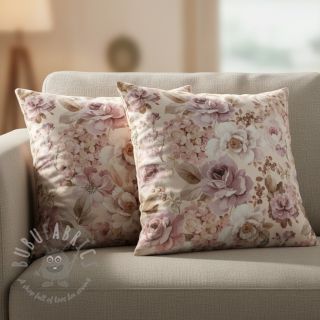 Dekorativna tkanina Classic flower garden digital print