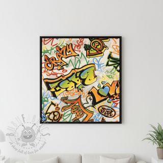 Dekorativna tkanina premium Graffiti street art