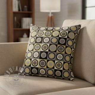 Dekorativna tkanina jacquard Round circle luxury