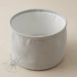 Dekorativna tkanina DOBBY Colored stripe grey