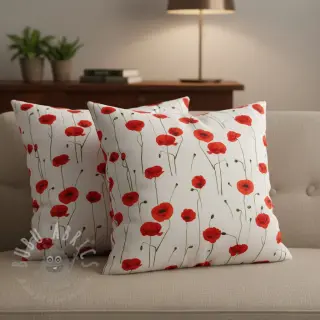 Dekorativna tkanina premium Poppy field