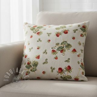 Dekorativna tkanina Linenlook Wild strawberries