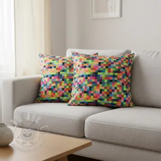 Dekorativna tkanina jacquard Pixels