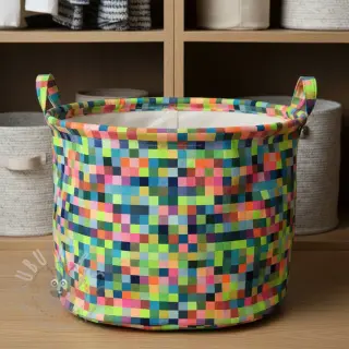 Dekorativna tkanina jacquard Pixels