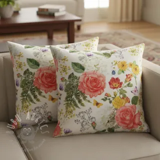 Dekorativna tkanina za vanjsku upotrebu TEFLON ROSE GARDEN
