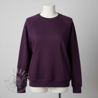 Triko materijal čupav MELANGE bordeaux