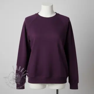 Triko materijal čupav MELANGE bordeaux