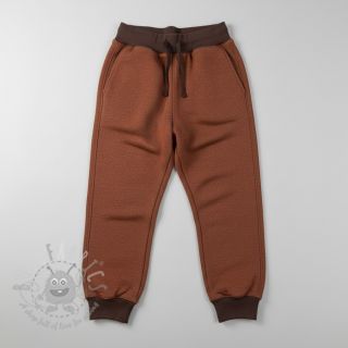 Triko materijal čupav MELANGE brick