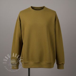 Triko materijal čupav MELANGE ochre