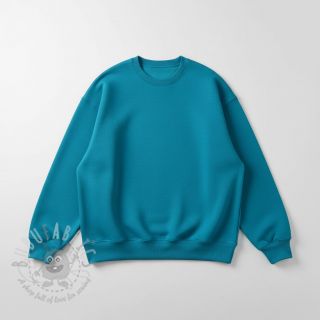 Triko materijal čupav petrol