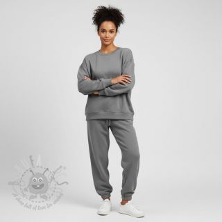 Triko materijal čupav dark grey