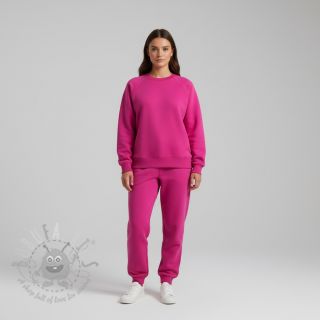 Triko materijal čupav magenta