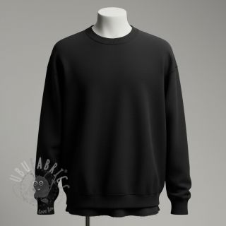 Triko materijal čupav black