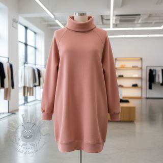 Triko materijal čupav faded coral