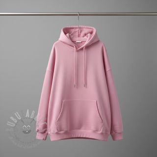 Triko materijal čupav light pink