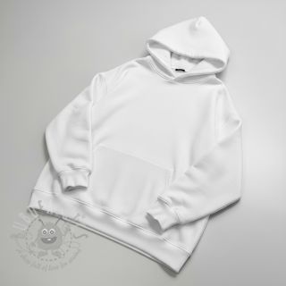 Triko materijal čupav optical white