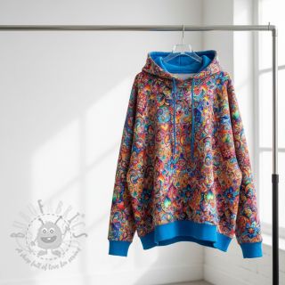 Triko materijal čupav JOGGING Colour me design B digital print