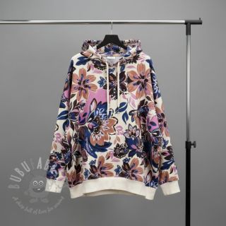 Triko Flowers Mici ecru digital print