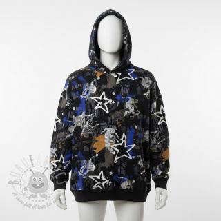 Triko Graffiti black digital print