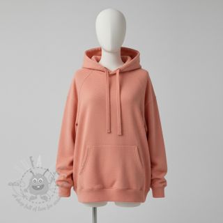 Triko materijal čupav JOGGING old rose