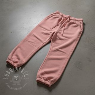 Triko materijal čupav JOGGING old rose