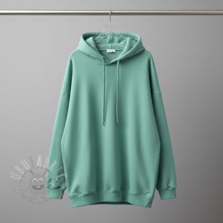 Triko materijal čupav JOGGING dark mint