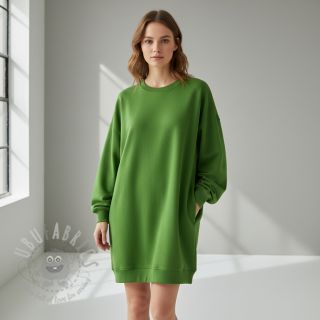 Triko materijal čupav JOGGING green